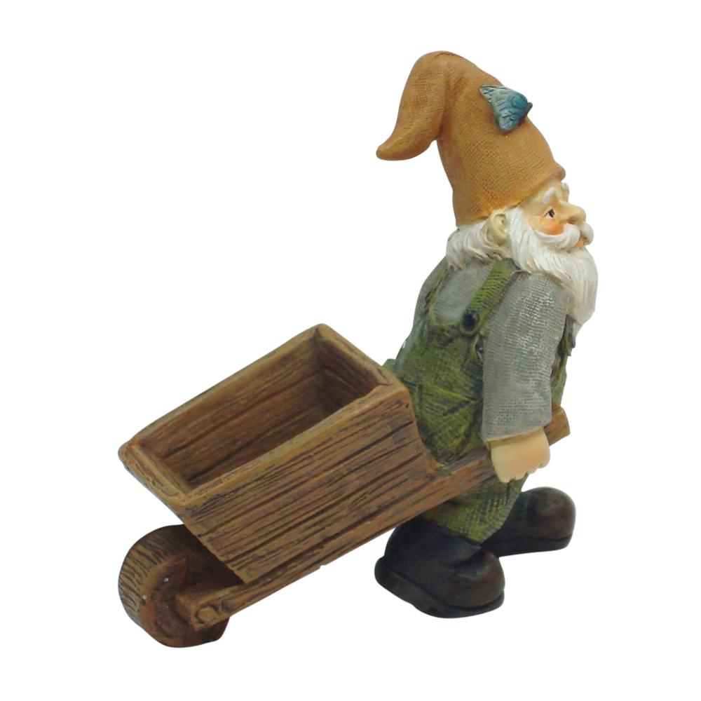 Gnome with Wheelbarrow | Fairy Garden Figurines - Australia | Earth Fairy