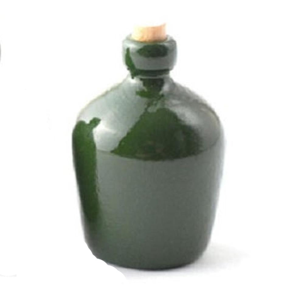 Green Bottle with Cork, from The Miniature Fairy Garden Accessory Collection by Earth Fairy