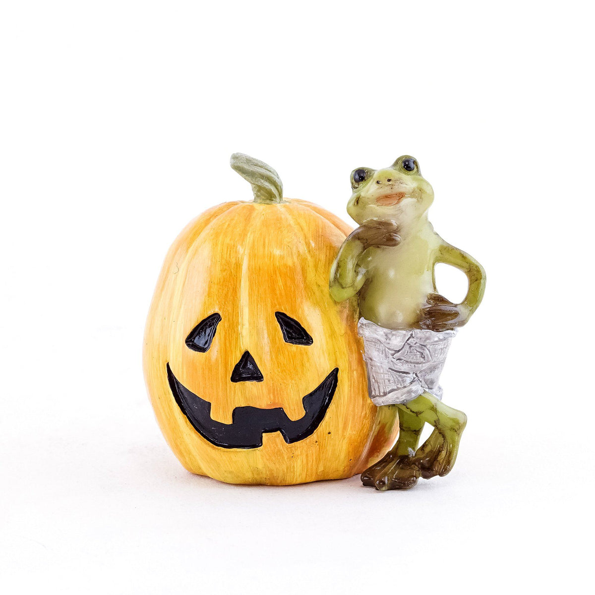 Halloween Frog with Jack o&#39; Lantern | Fairy Garden Animals - Australia | Earth Fairy