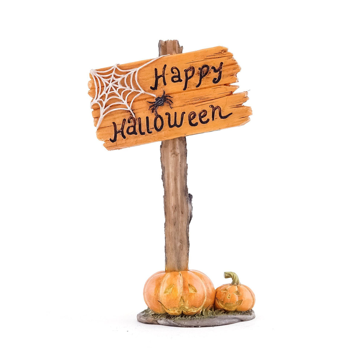 Happy Halloween Sign | Fairy Garden Landscaping - Halloween | Earth Fairy