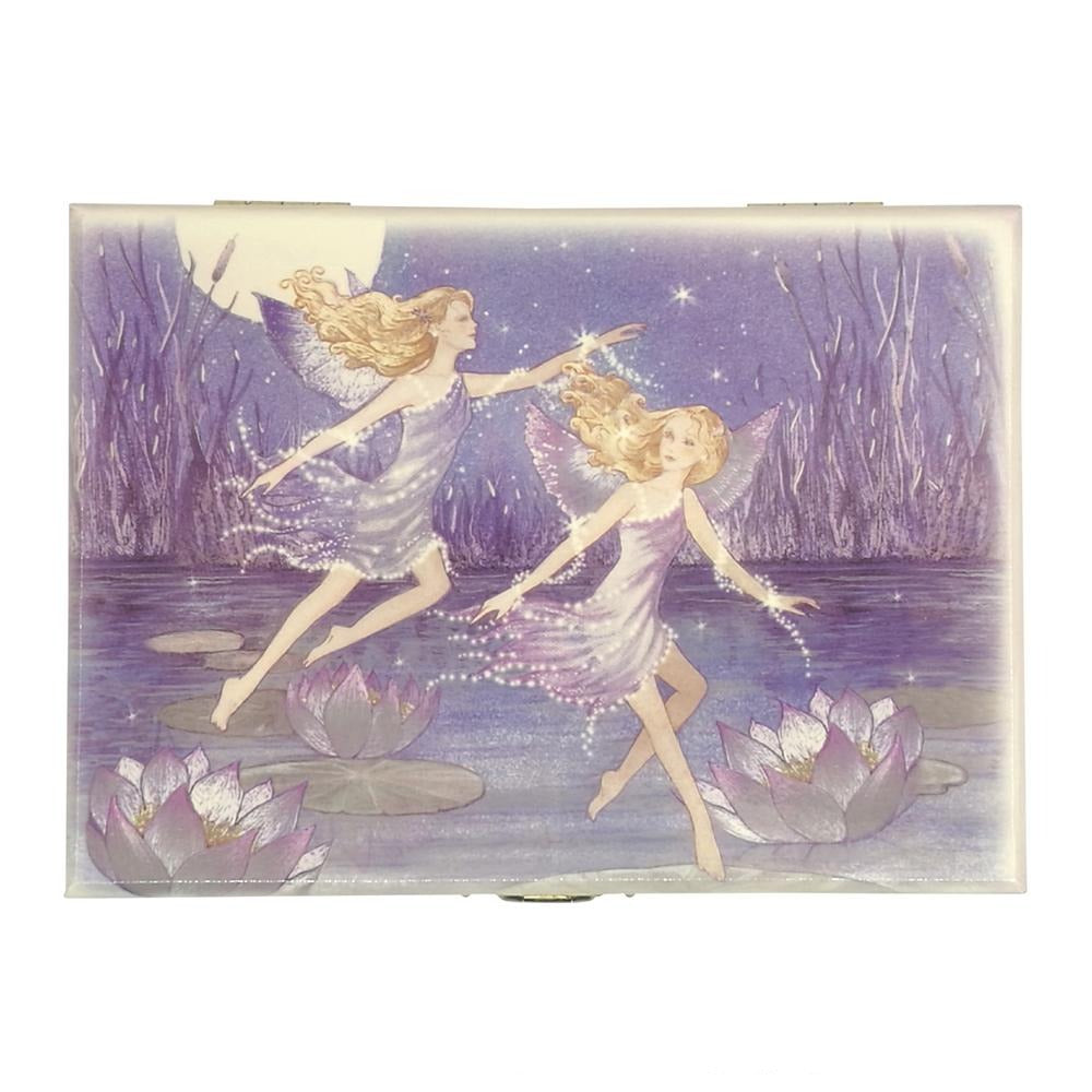Dancing Fairies Jewellery Box & Fairy Dust Necklace Set from The Fairy Inspired Gift Collection by Earth Fairy
