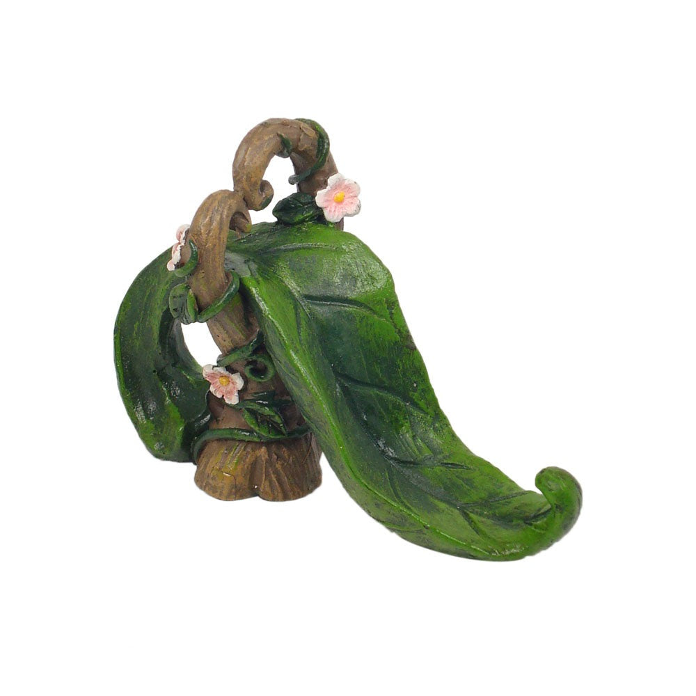 Leaf Slide - Miniature Fairy Garden Accessory