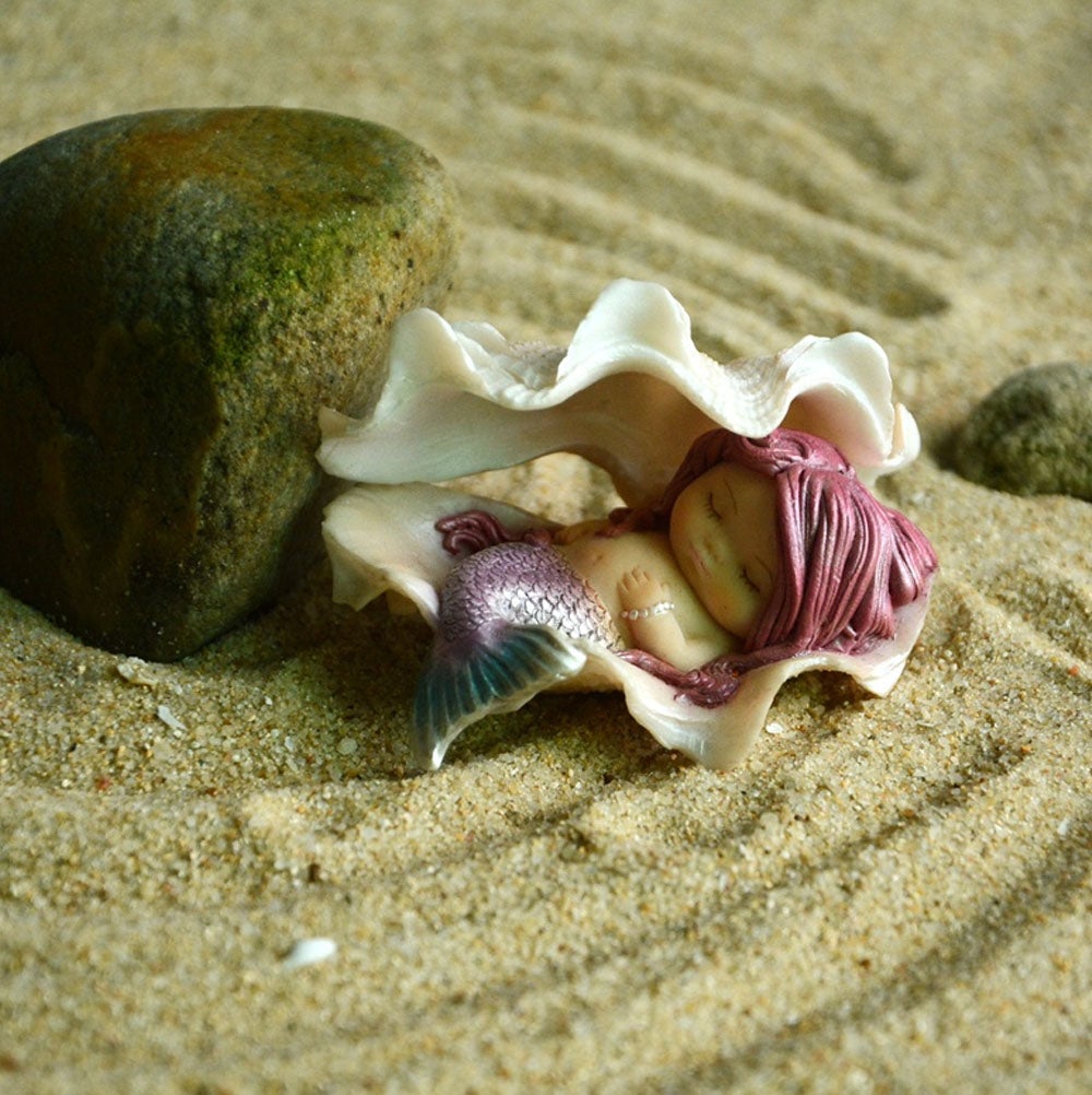 Little Mermaid Sleeping in a Clam Shell Magical Creatures The Enchanted Story Collection 