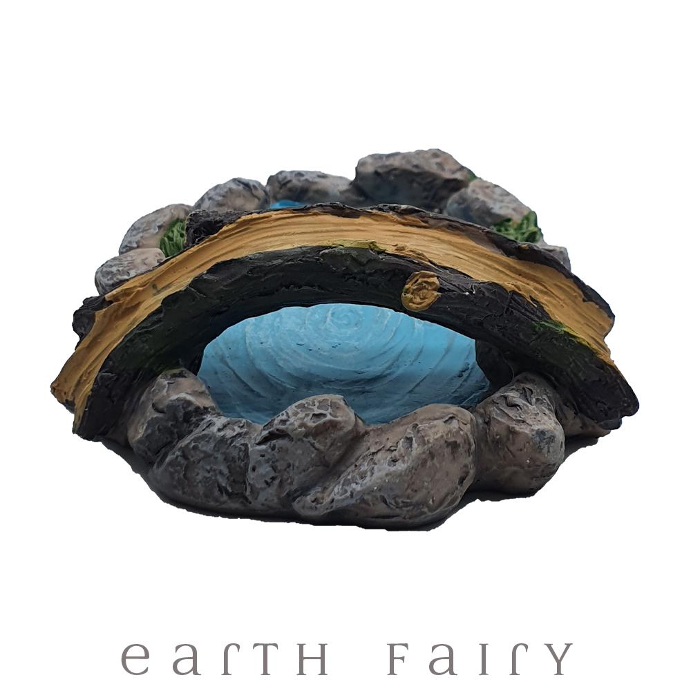 Little Pond with Tree Branch Bridge from The Fairy Garden Pond Collection by Earth Fairy
