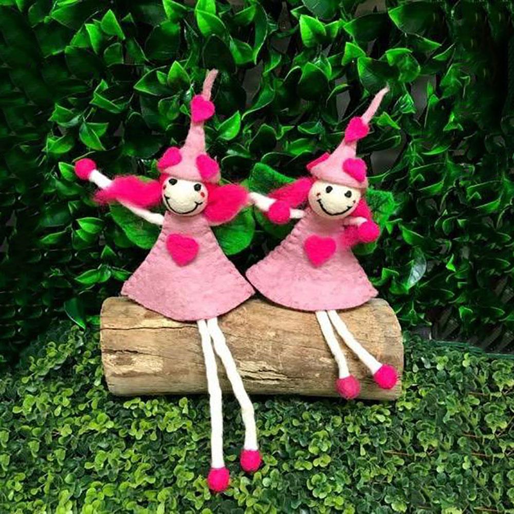 Love Faery, Large &amp; Small, from The Hand Felted Wool Collection by Earth Fairy