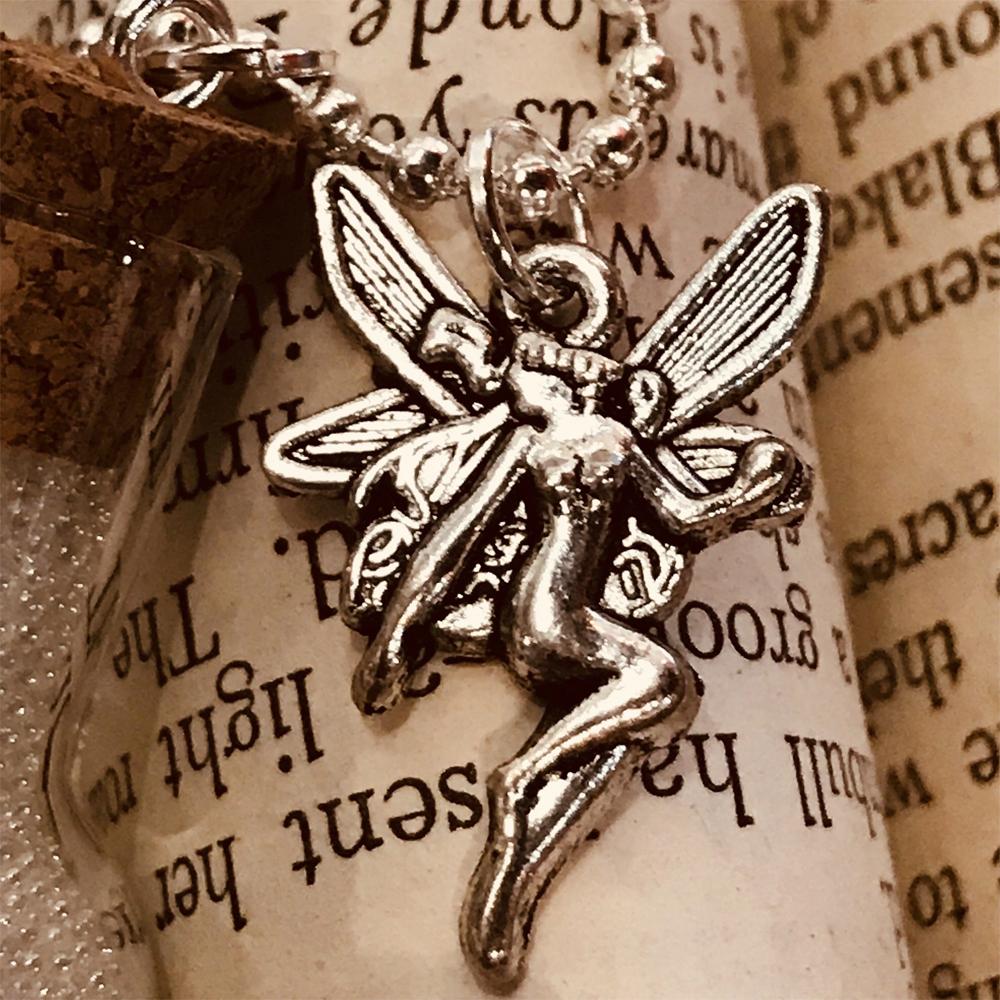 Magical Fairy Dust - Necklace with Charm, from The Magical Fairy Jewellery Collection by Earth Fairy