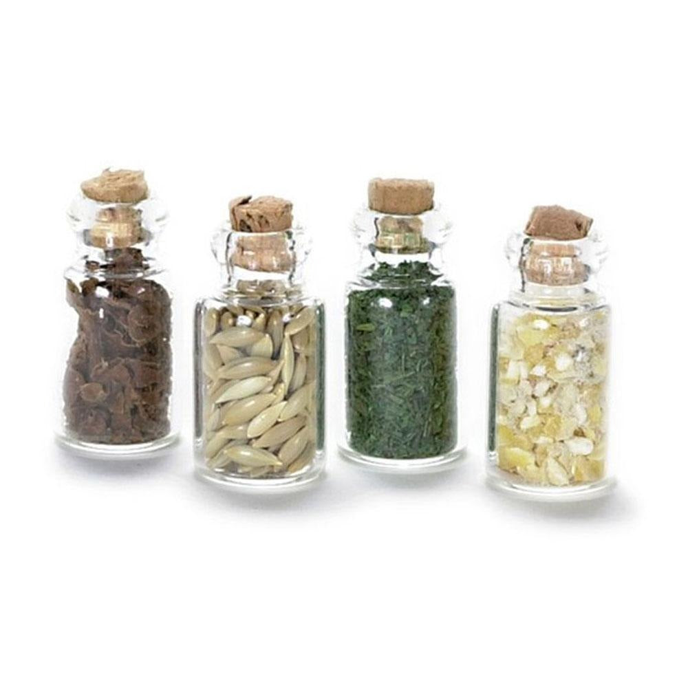 Magical Herb Jars - Set of 4 | Fairy Garden Miniatures - Australia | Earth Fairy