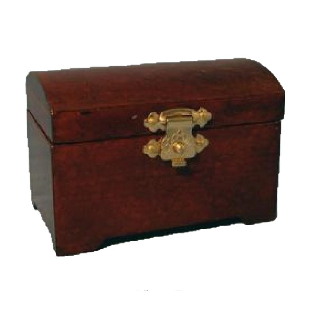 Miniature Mahogany Chest from The Miniature Fairy Garden Accessory Collection by Earth Fairy