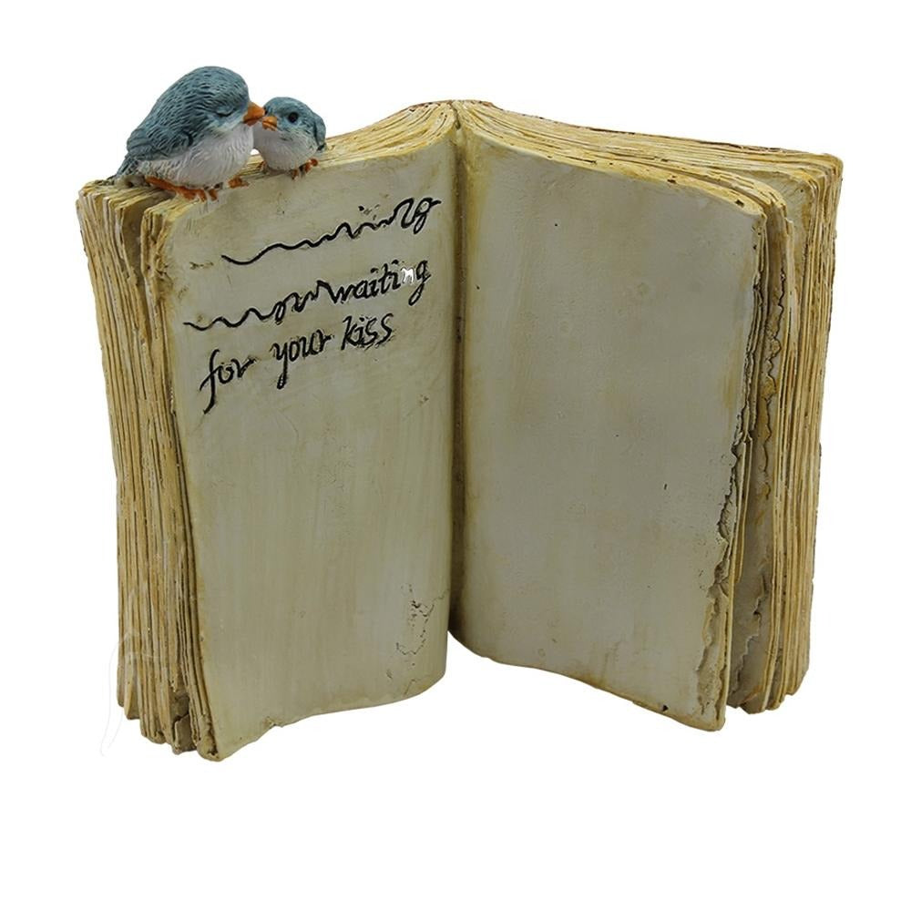 Bluebird with Song Book | Fairy Gardens &amp; Collectible Miniatures | Earth Fairy