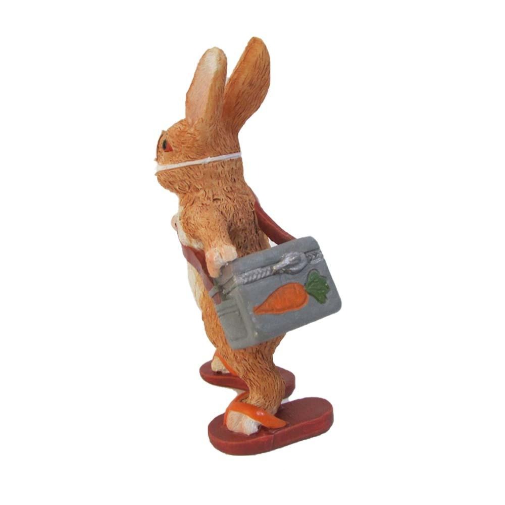 Masked Messenger Rabbit from The Fairy Garden Miniature Collection by Earth Fairy