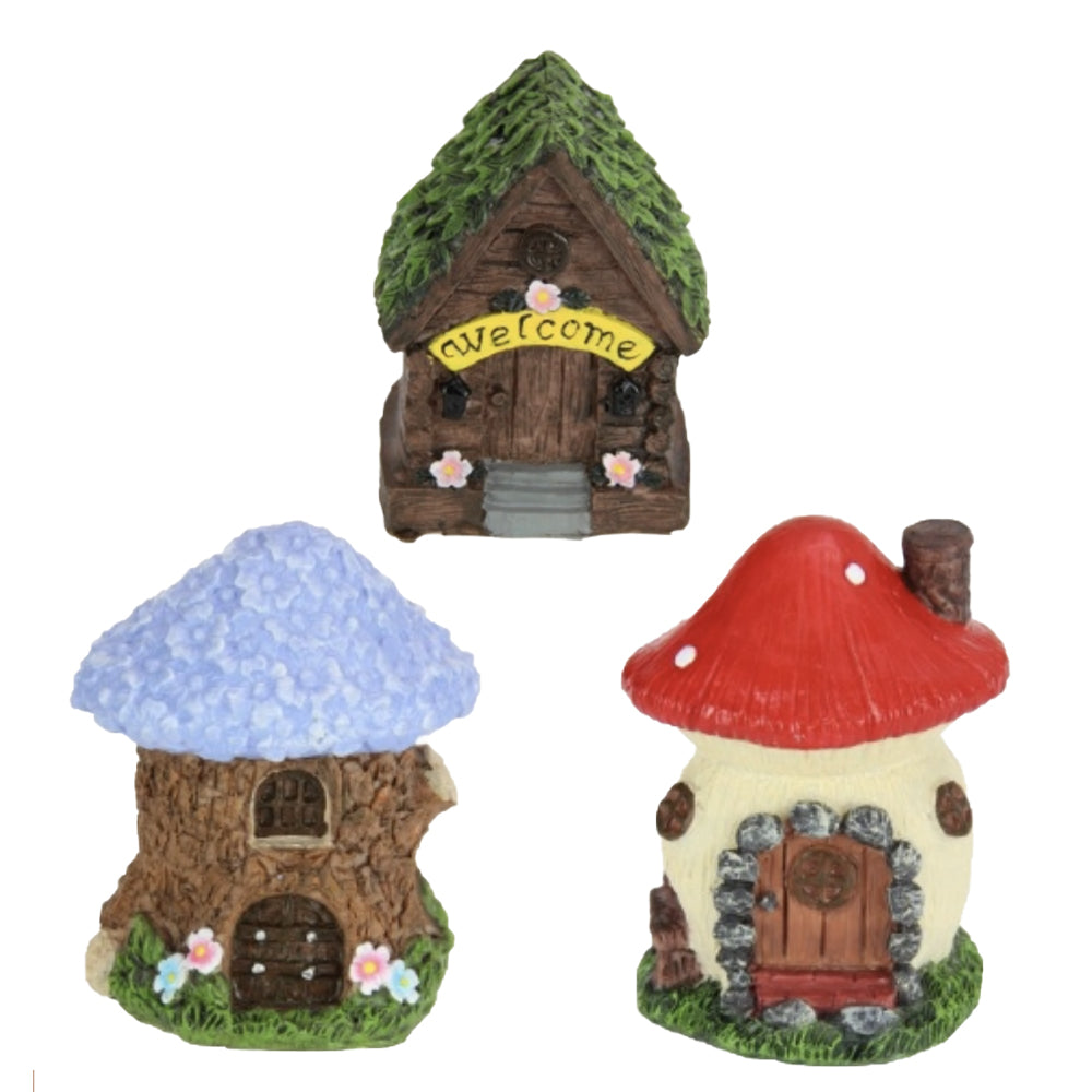 Mini Houses - Set of 3