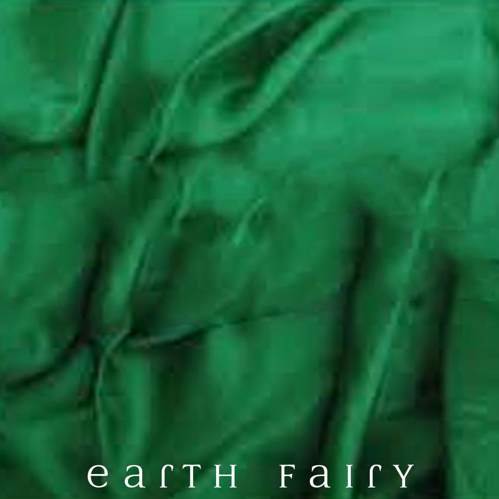 Mini Playsilk, 54 cm Square in Emerald, from The Earth Fairy Silk Collection
