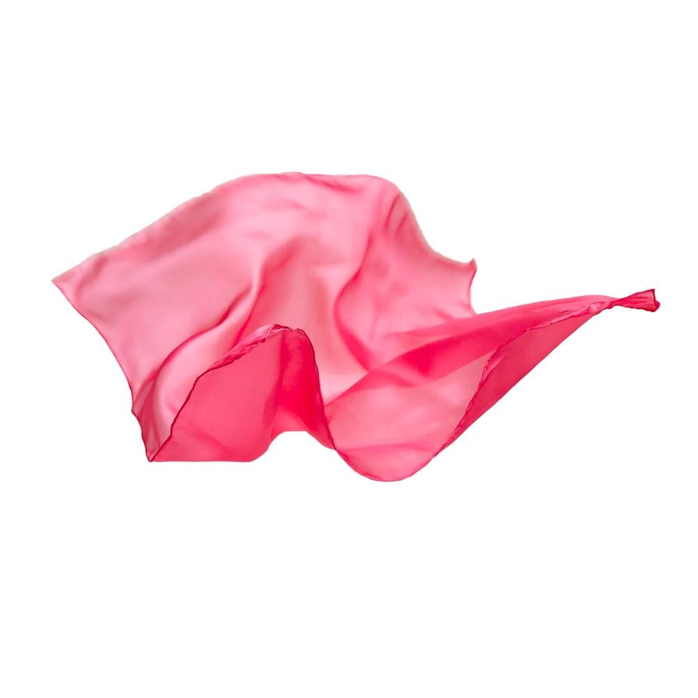 Mini Playsilk - 54cm Square in Rose, from The Earth Fairy Silk Collection