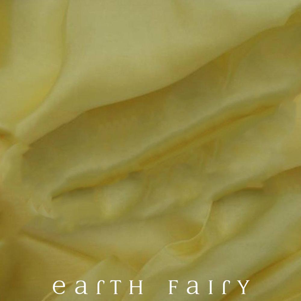 Mini Playsilks, 54cm Squares, in Yellow, from The Earth Fairy Silk Collection