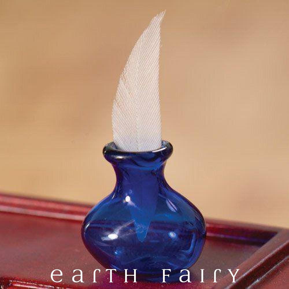 Miniature Ink Pot & Quill, from The Fairy Garden & Dollhouse Collection by Earth Fairy