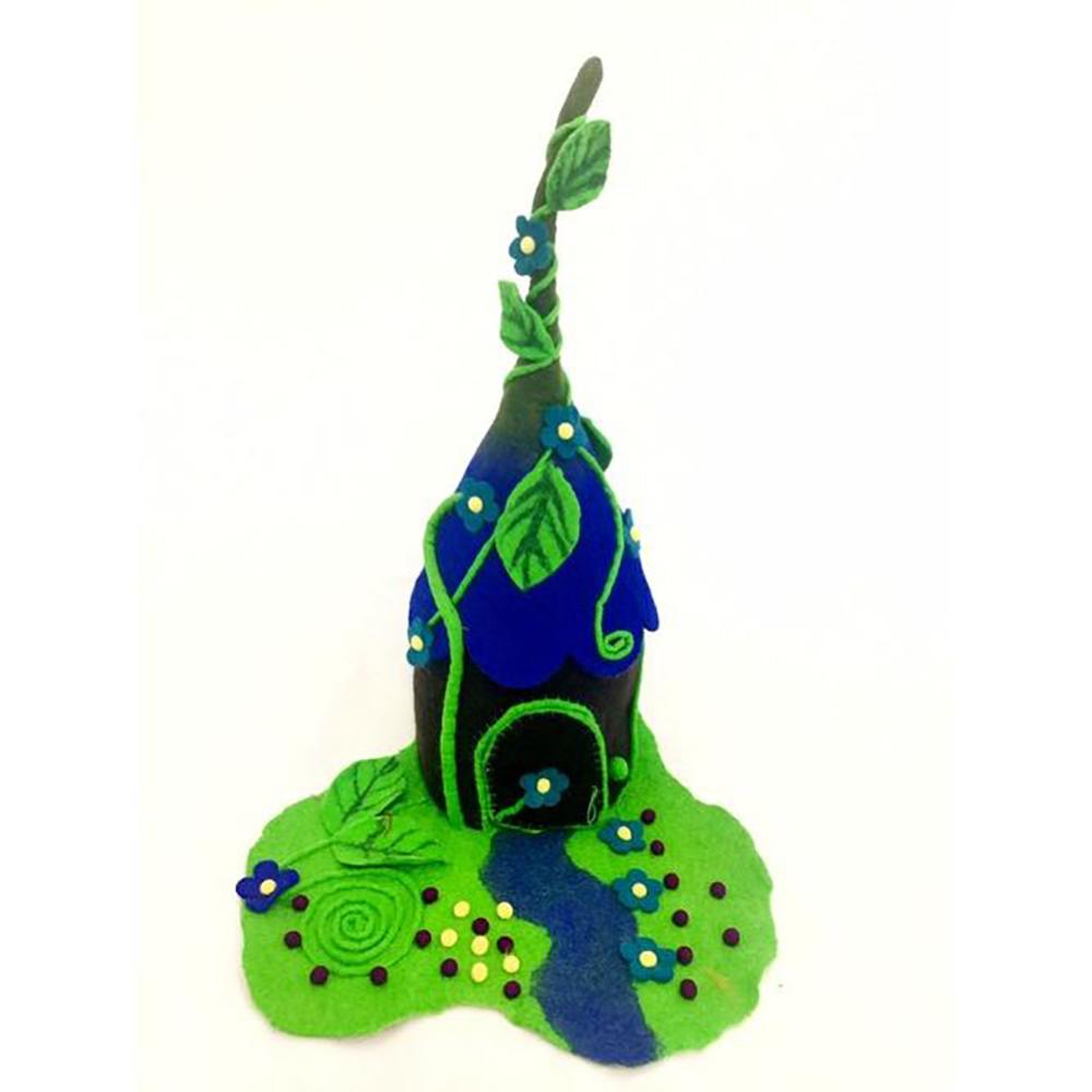 Mr Leaf Elf Home - Super Large | Hand Felted Wool Toys - Australia | Earth Fairy