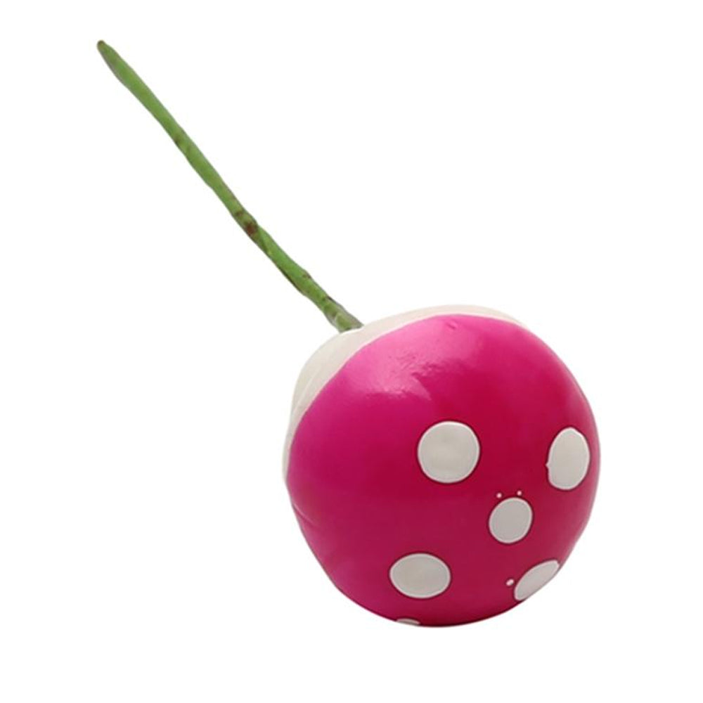 Miniature Dark Pink Foam Mushroom