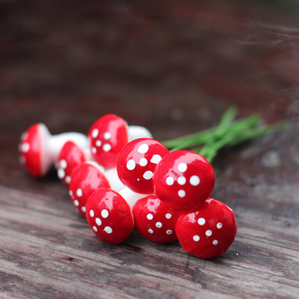 Mushroom Stem - Red - Small