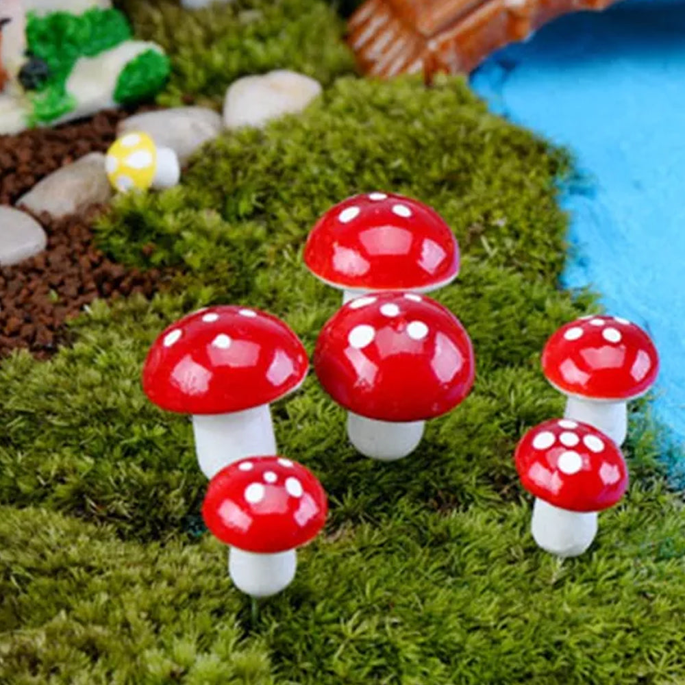 Mushroom Stem - Red - Small