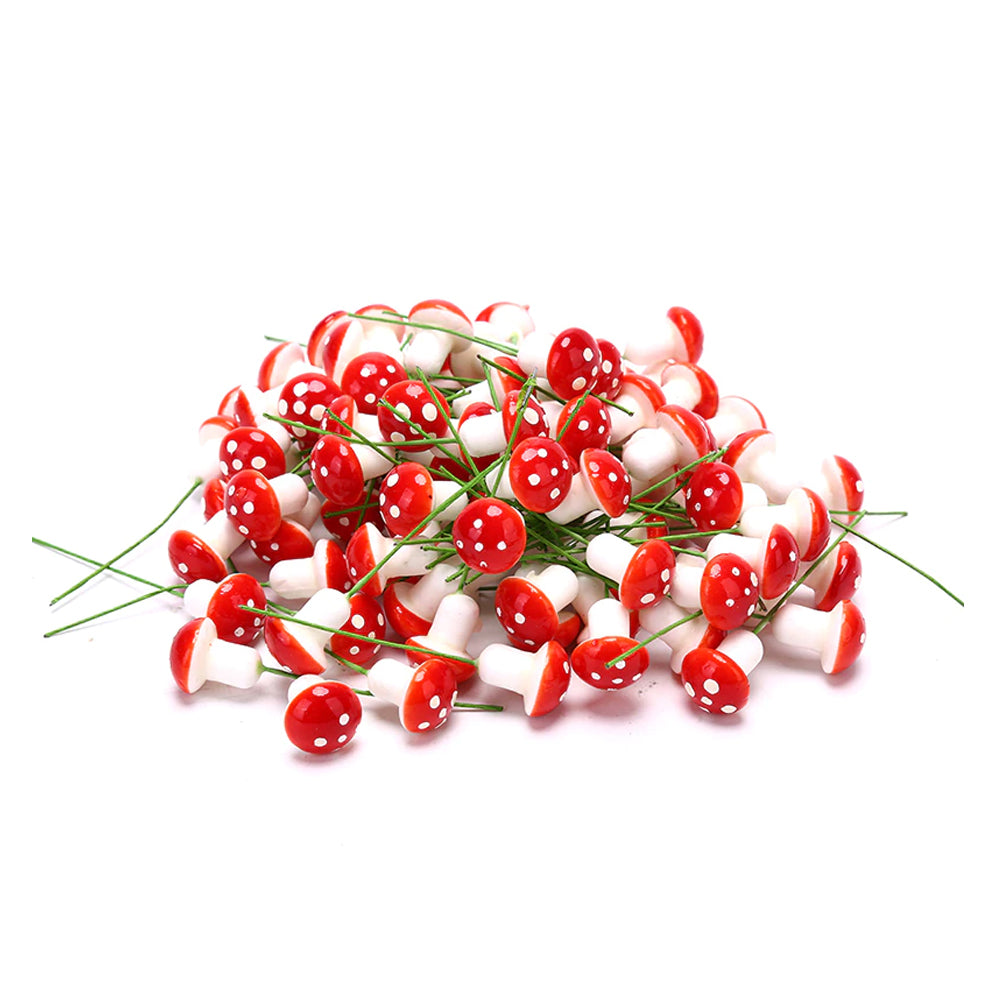 Mushroom Stem - Red - Small