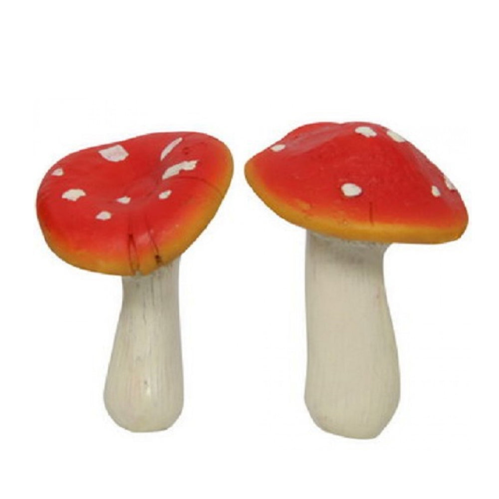Mushrooms on Stakes - 10cm - Set of 4