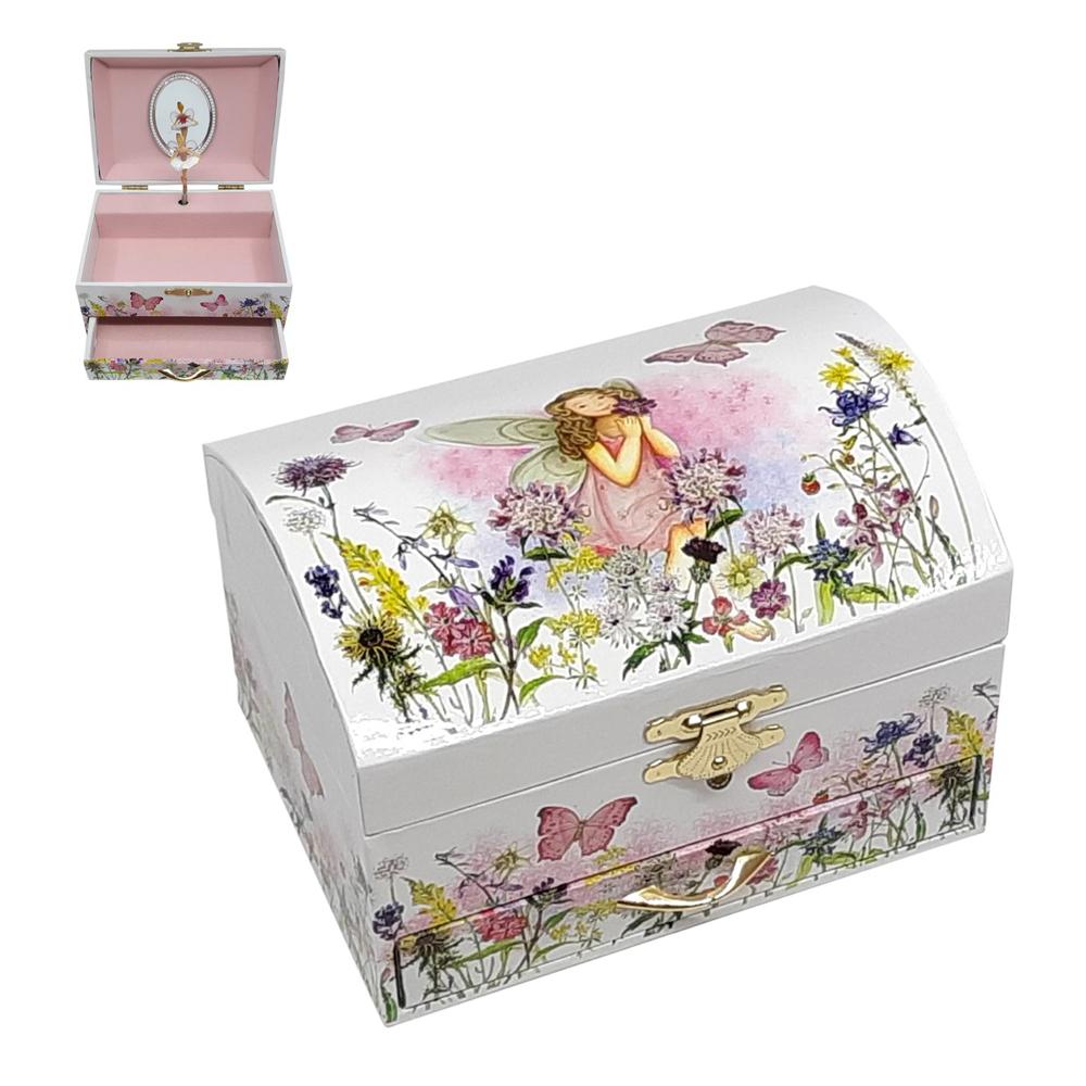 Classic Fairy Musical Jewellery Box Gifts & Decor Earth Fairy Jewellery Box 