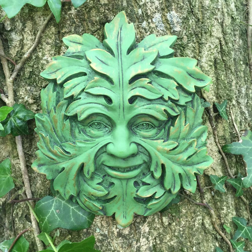 Mystic Greenman Wall Plaque | Fairy Gifts & Decor | Earth Fairy
