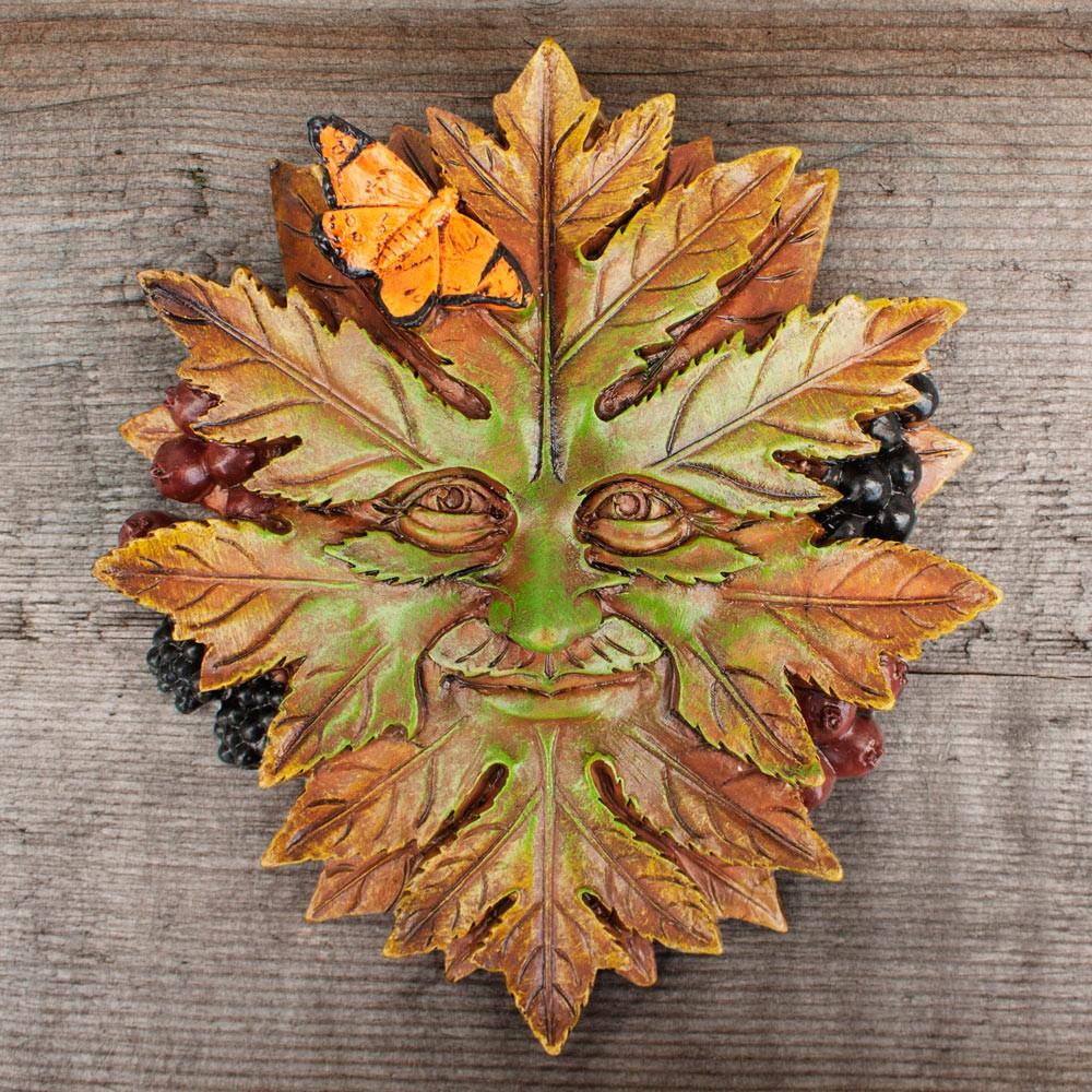 Nature Greenman Wall Plaque | Fairy Inspired Gifts & Decor | Earth Fairy