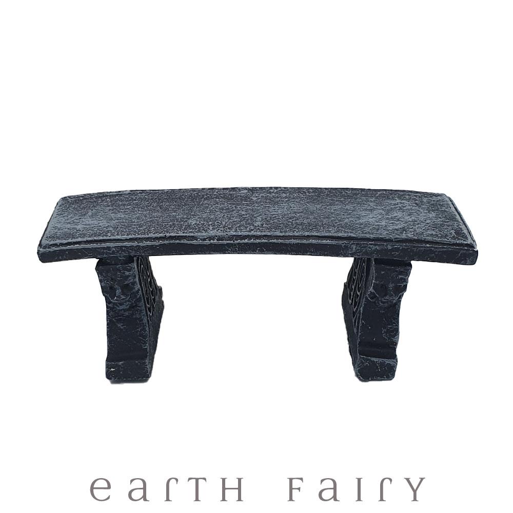 Stone Garden Seat | Fairy Garden & Doll House Miniatures - Australia | Earth Fairy