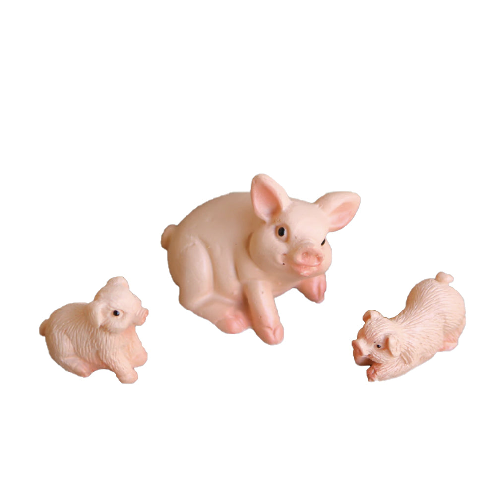 Pig Family Fairy Garden Animals Earth Fairy 