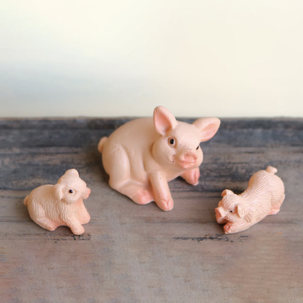 Pig Family Fairy Garden Animals Earth Fairy 