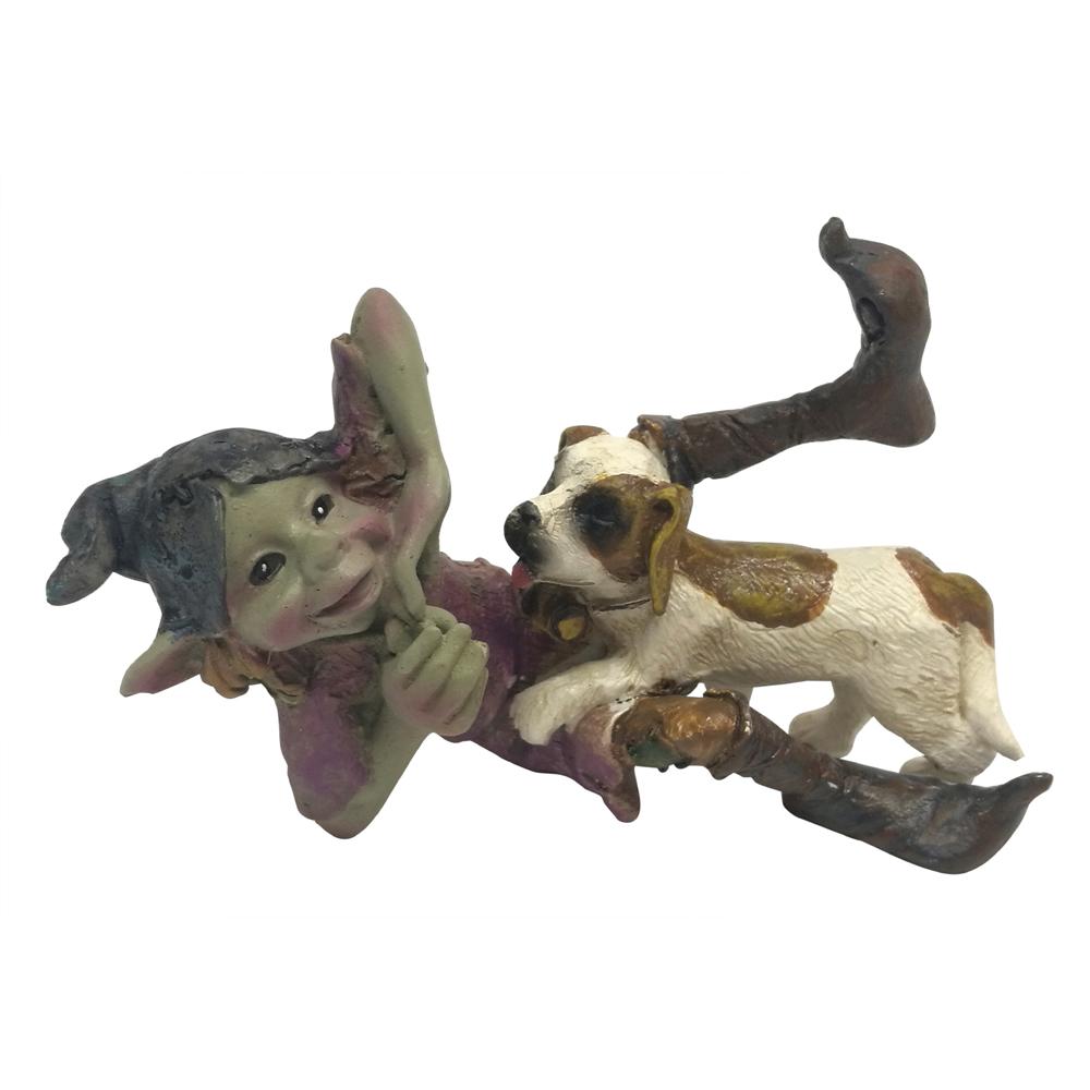 Pixie with Dog | Fairy Garden Pixies - Australia | Earth Fairy