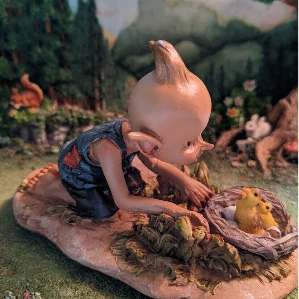 Pixie with Ducklings | Fairy Garden Miniatures & Collectibles - Australia | Earth Fairy