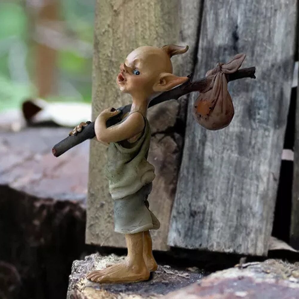 Pixie Carrying a Sack | Fairy Garden Figurines - Australia | Earth Fairy