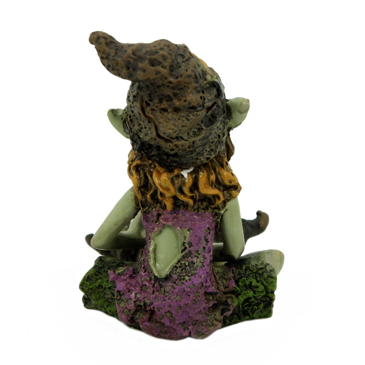 Pixies with Gems - Brown Hat | Fairy Garden Figurines - Australia | Earth Fairy 