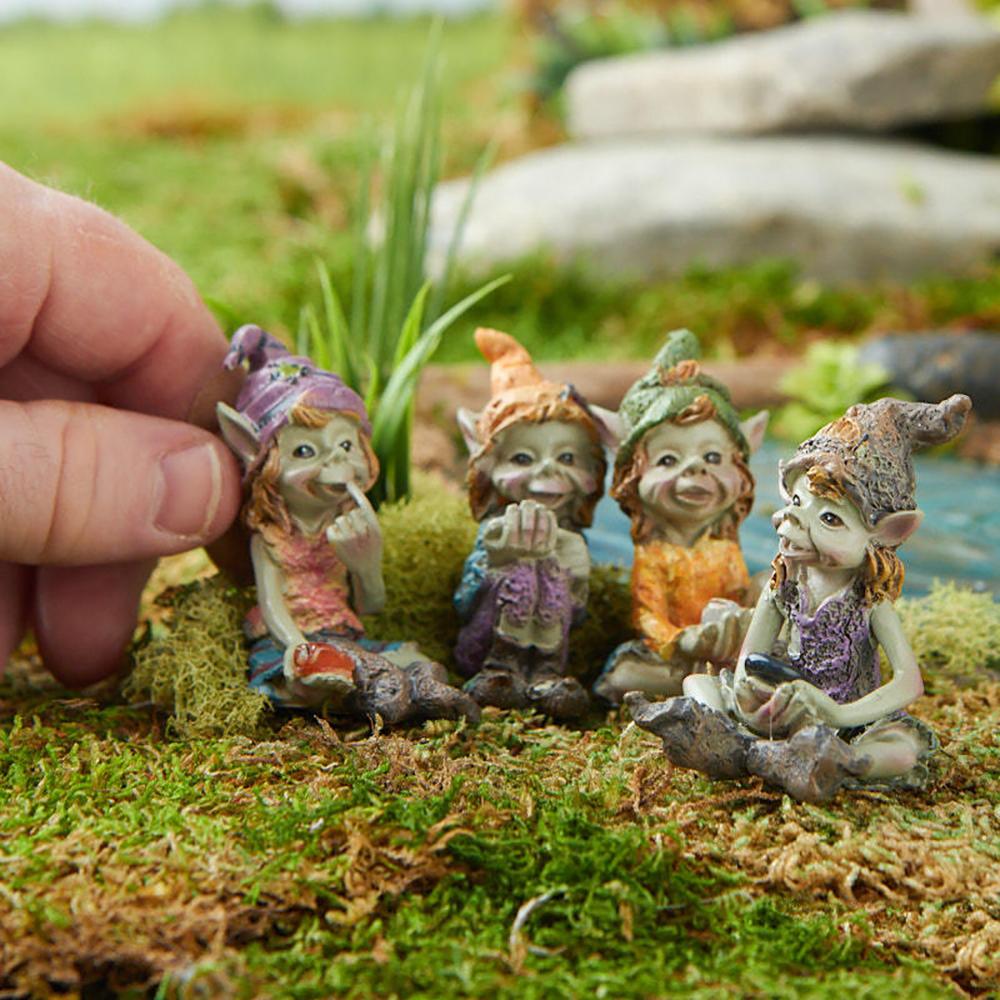 Pixies with Gems | Fairy Garden Figurines - Australia | Earth Fairy