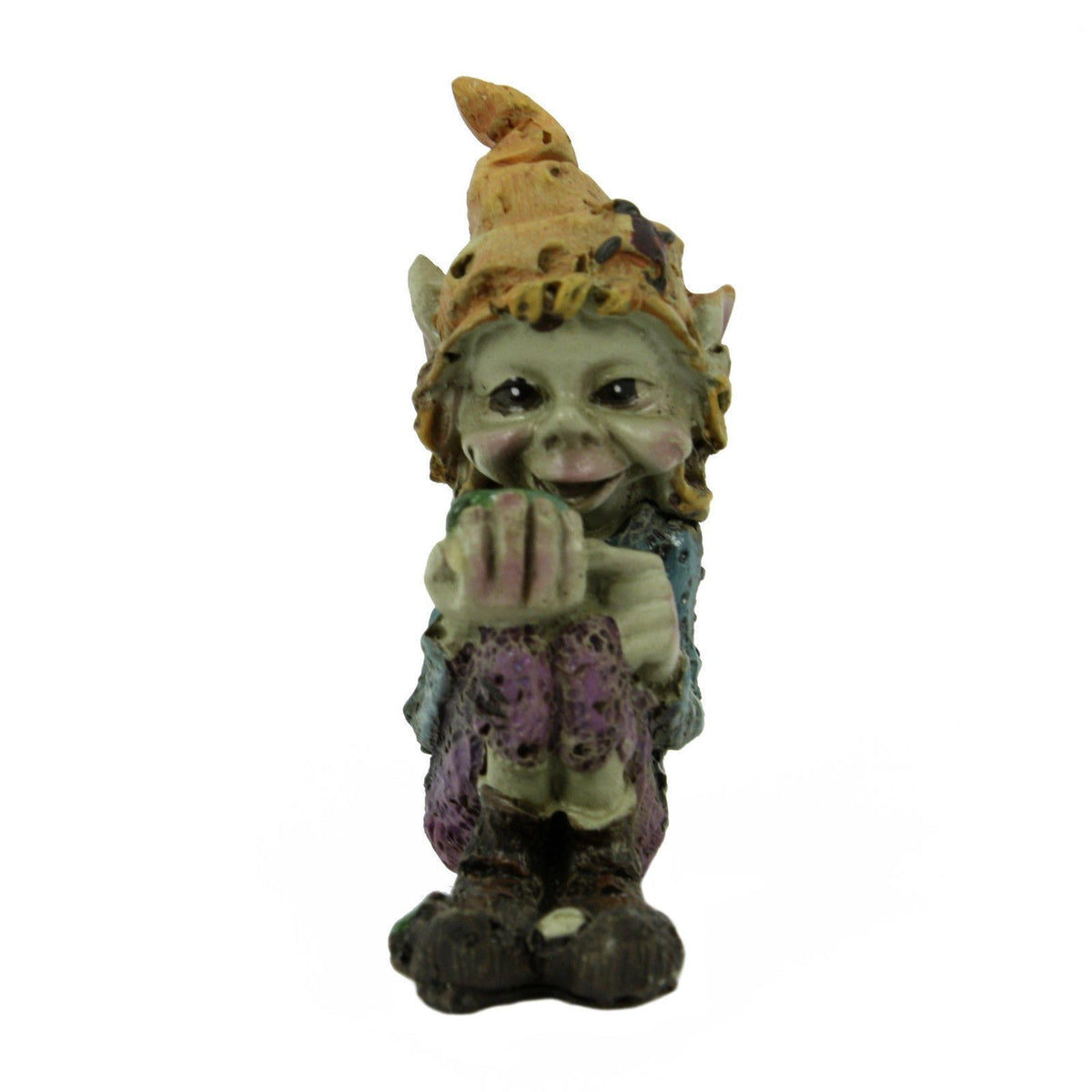Pixies with Gems - Yellow Hat | Fairy Garden Figurines - Australia | Earth Fairy