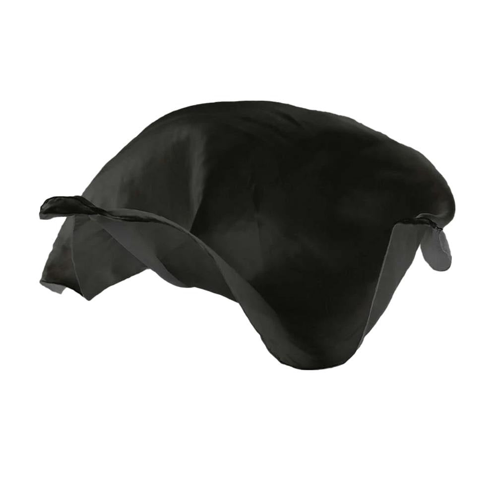 Playsilk, 90cm Square, Black, from The Earth Fairy Silk Collection