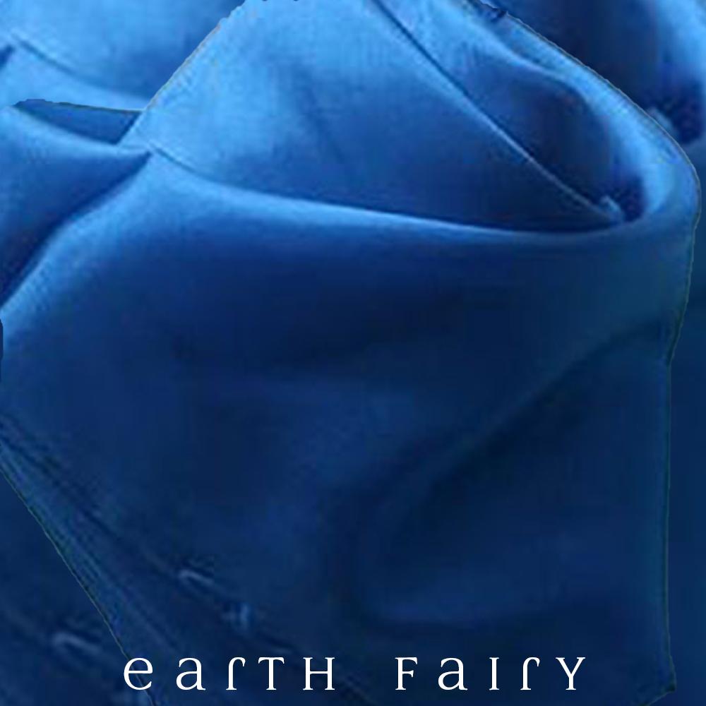 Playsilk, 90cm Square in Royal Blue, from The Earth Fairy Silk Collection