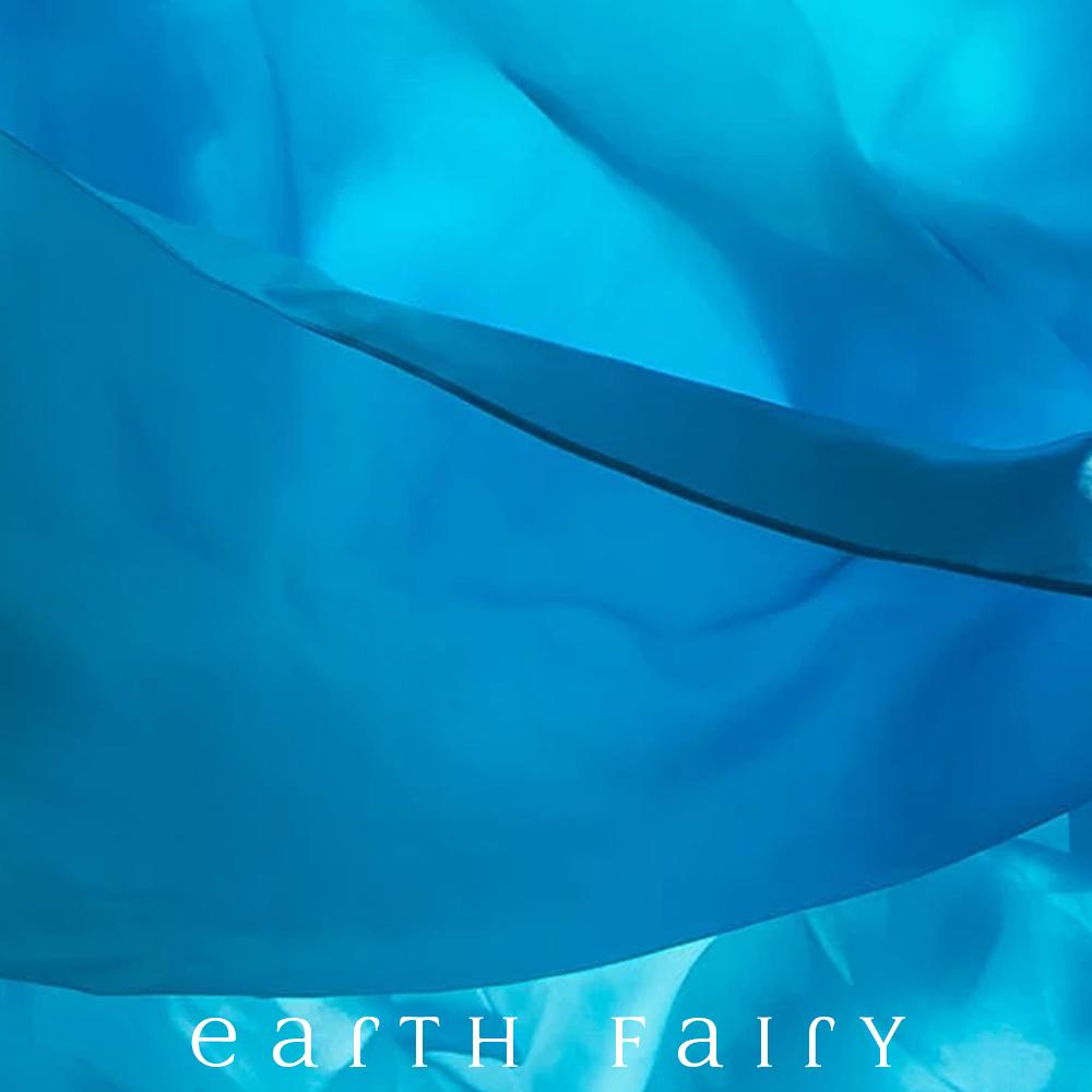 Playsilk - 90cm Square in Turquoise, from The Earth Fairy Silk Collection