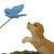 Puppy Chasing a Butterfly Fairy Figurines The Willow Collection 