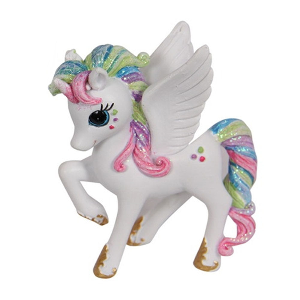 Rainbow Unicorn / Pegasus | Miniature Fairy Garden Figurines | Earth Fairy