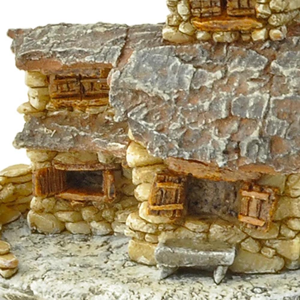 Ranch Troll House - A Miniature Fairy House for the Garden, on a white background