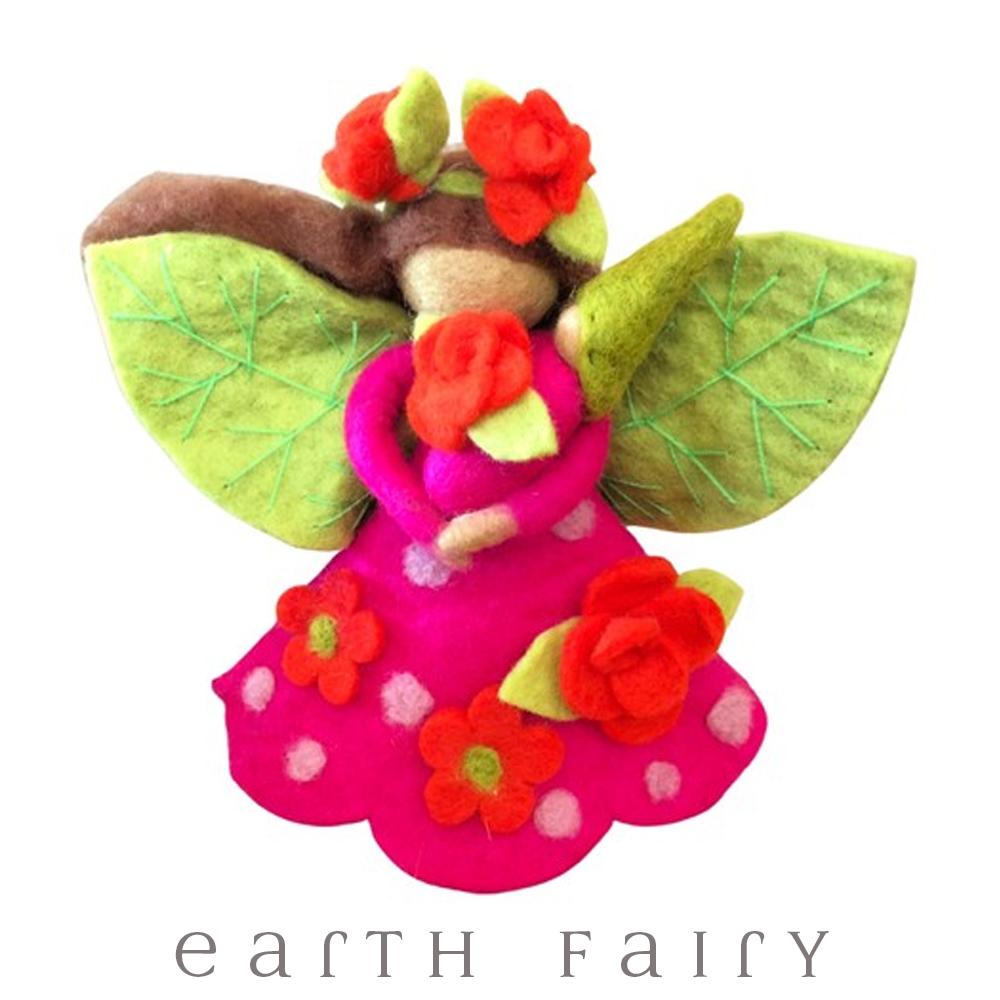 Rosie Faerymother, Small, from The Wool Felted Toy Collection by Earth Fairy