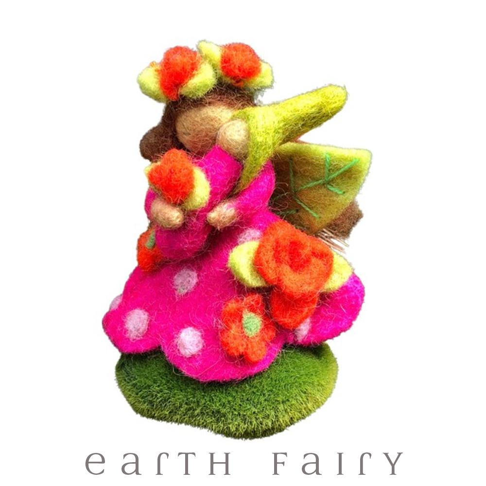 Rosie Faerymother, Small, from The Wool Felted Toy Collection by Earth Fairy
