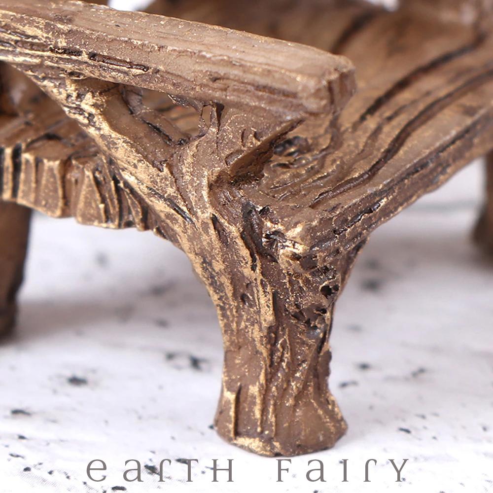 Rustic Vine Bench - Mini, from The Miniature Fairy Garden Furniture Collection by Earth Fairy