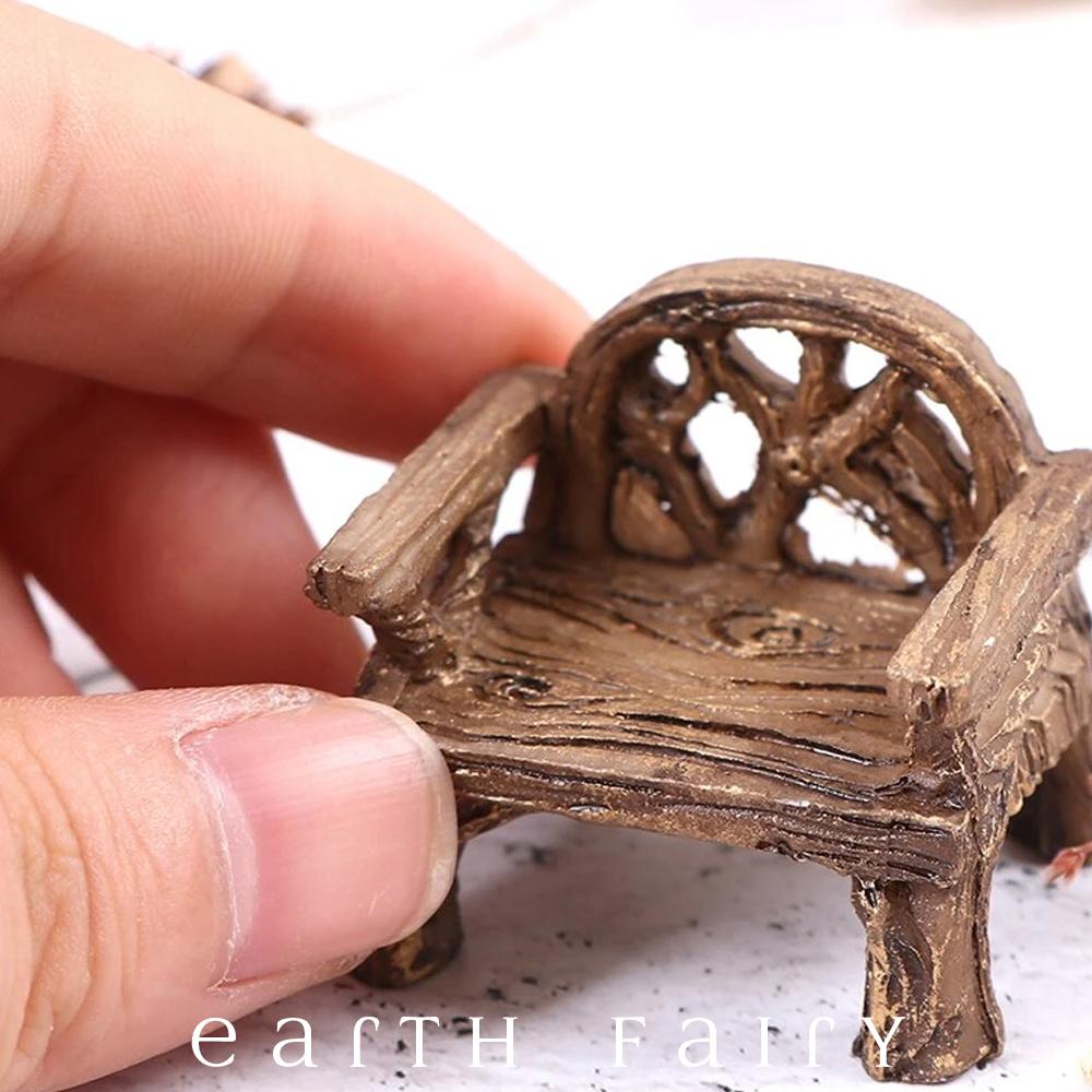 Rustic Vine Chair, from The Miniature Fairy Garden Furniture Collection by Earth Fairy