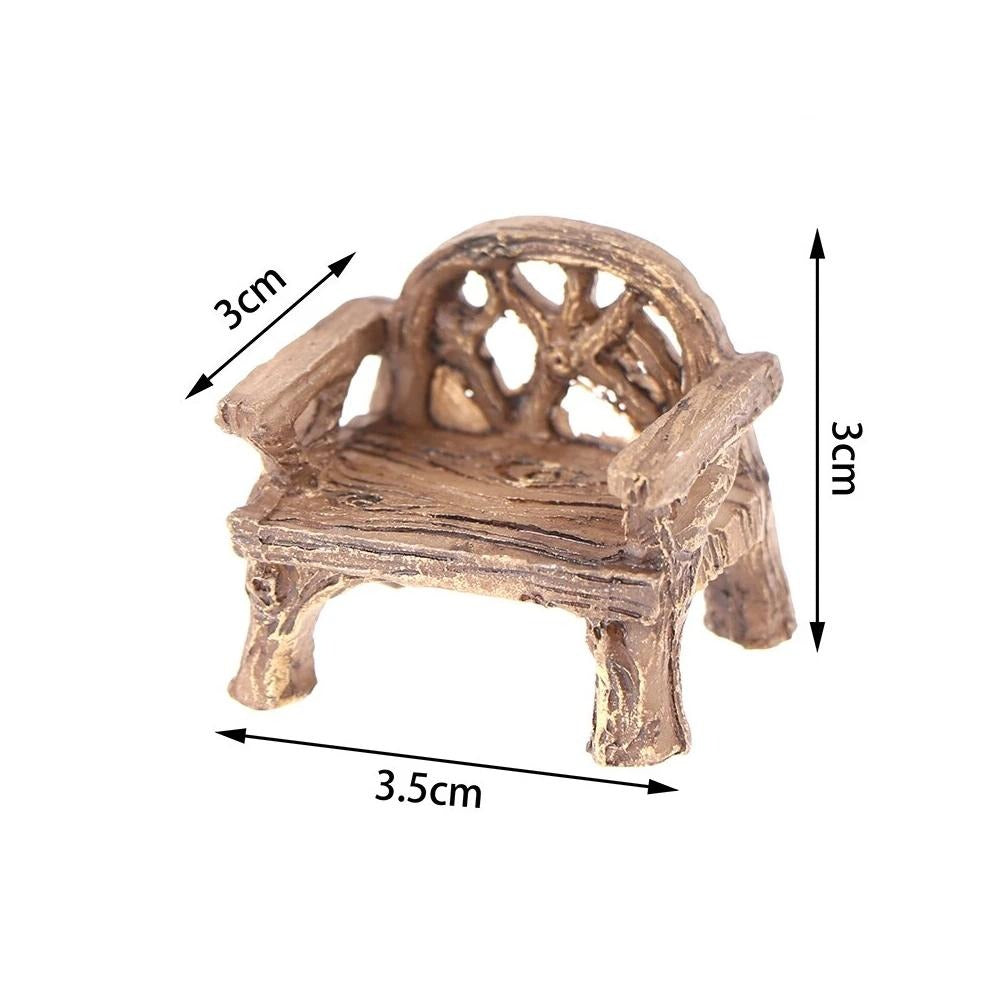Rustic Vine Furniture Set - Mini, from The Miniature Fairy Garden Furniture Collection from Earth Fairy