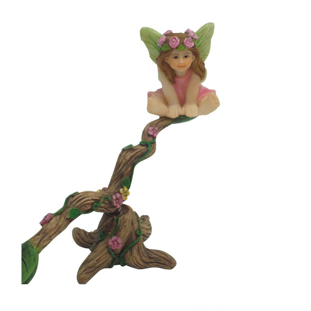 See Saw - Displayed with Fairy Sweet Pea | Fairy Garden Miniatures | Earth Fairy