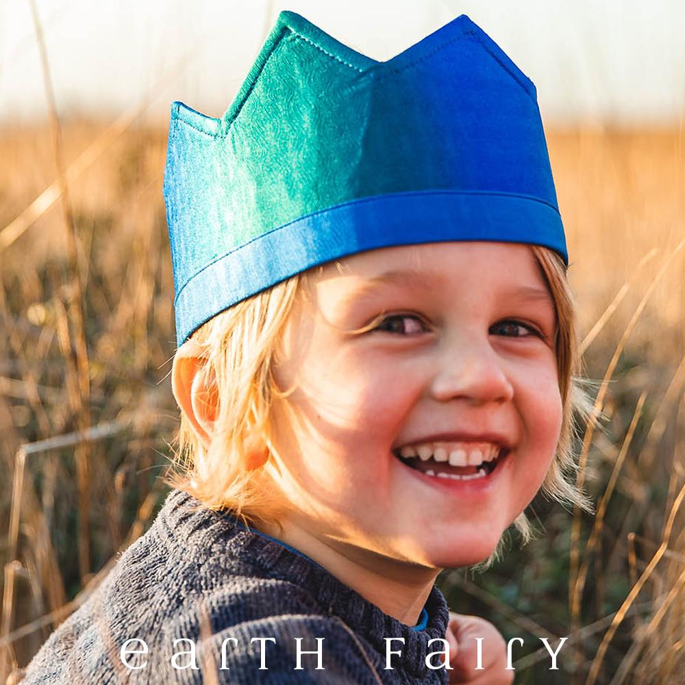 Silk Crown - Reversible - Ocean Fairy Costumes, Wings &amp; Wands Earth Fairy 